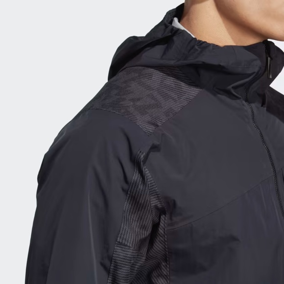 adidas TERREX Xperior Hybrid Rain Jacket HN2912 (Black) - Picture 6 of 8